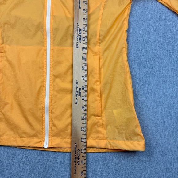 REI Co-Op Jacket Womens XS Orange‎ Flash Windbreaker Hooded Hiking Outdoors - Picture 8 of 11